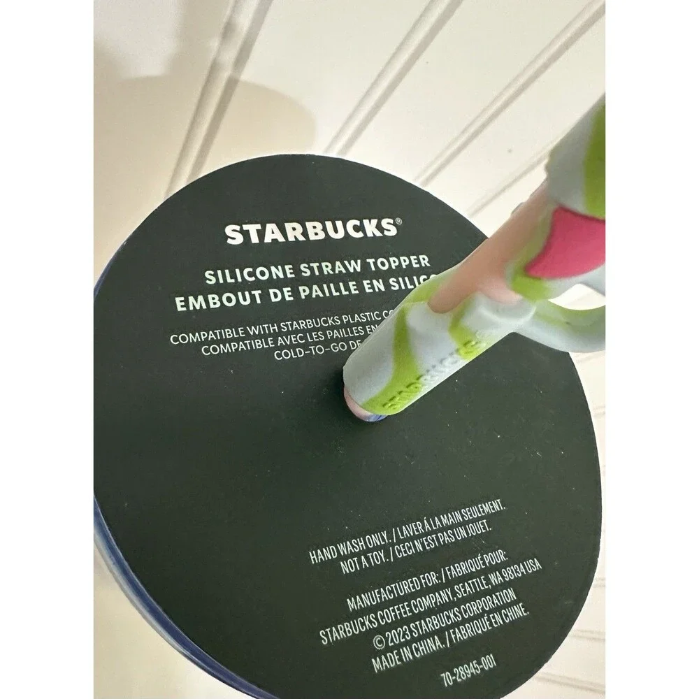 Christmas Holly Tumbler Starbucks Tumbler w Candy Cane Straw Holiday 2023 24oz